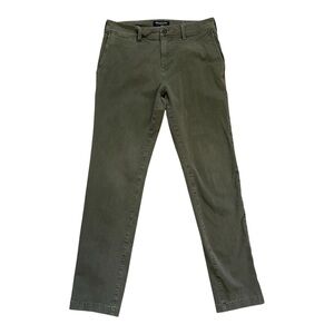American Eagle Dark Green 360 Extreme Flex Slim Khaki Pants Size 30 x 32